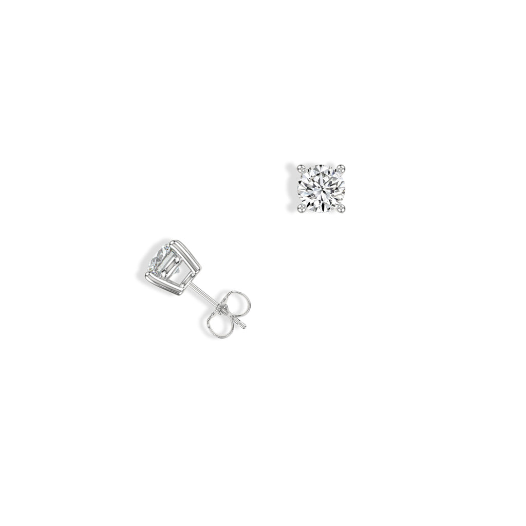 Classic 4 Prong 0.25 Ctw Studs with Push Back