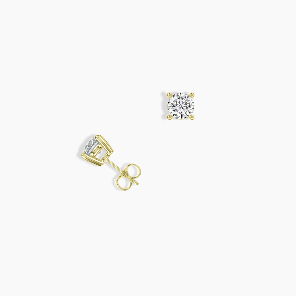 Classic 4 Prong 0.25 Ctw Studs with Push Back
