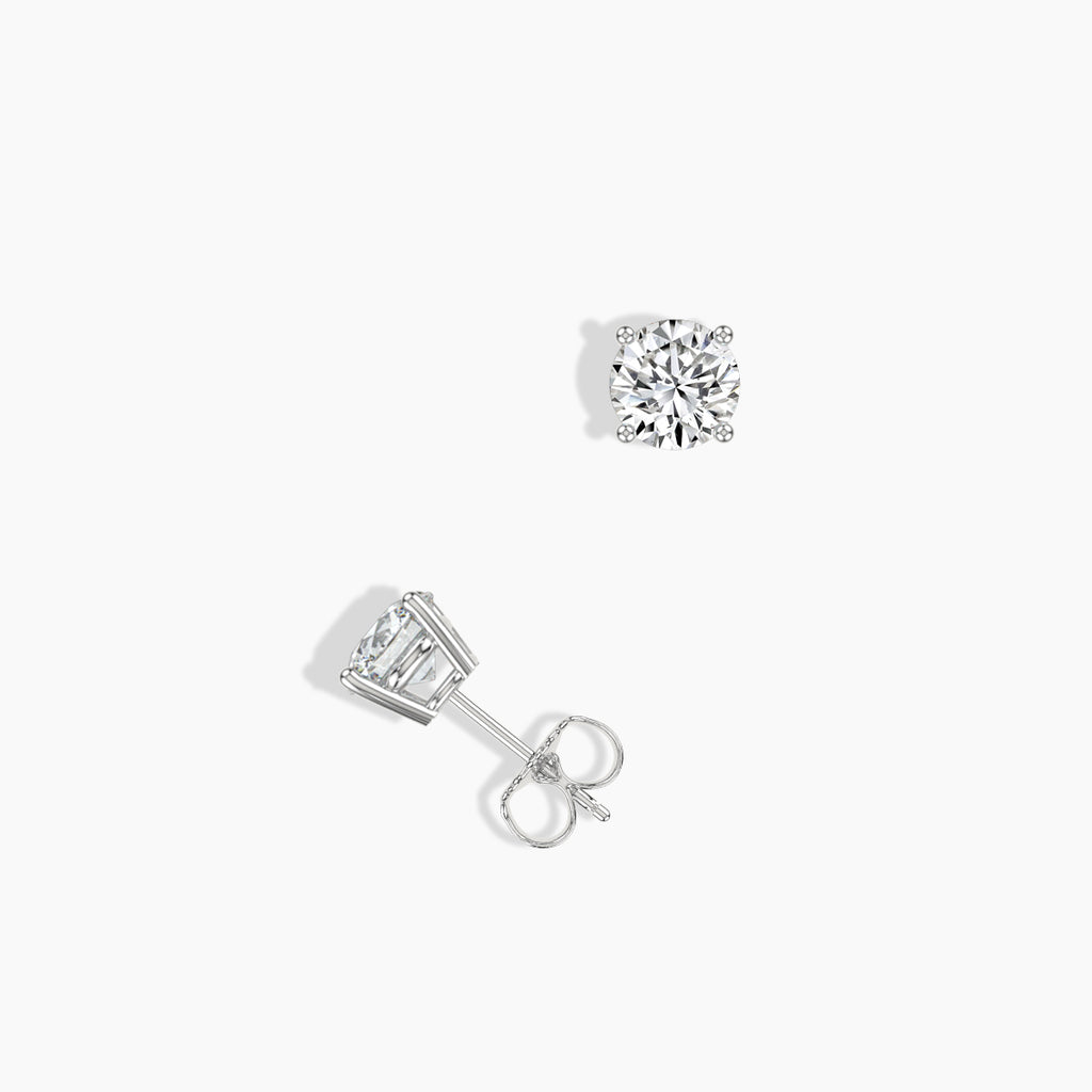 Classic 4 Prong 0.63 Ctw Studs with Push Back