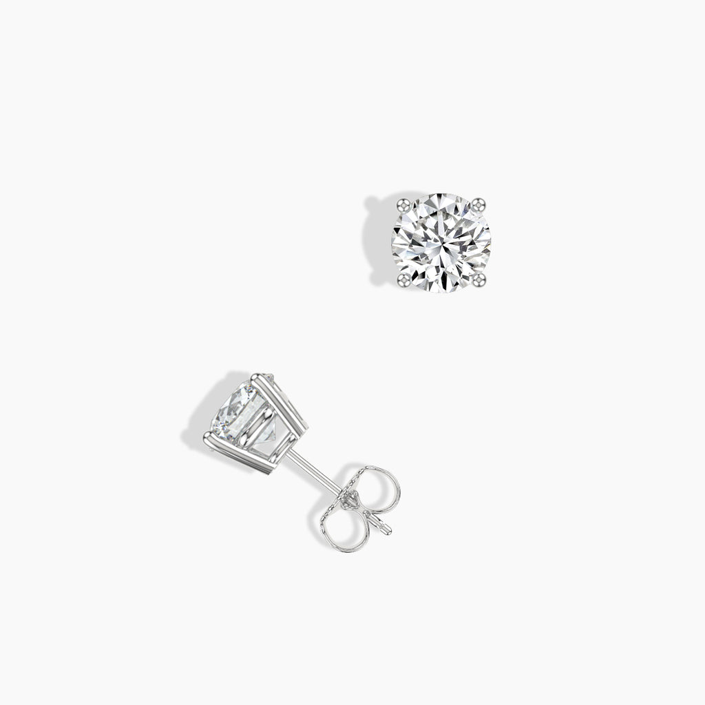 Classic 4 Prong 0.75 Ctw Studs with Push Back
