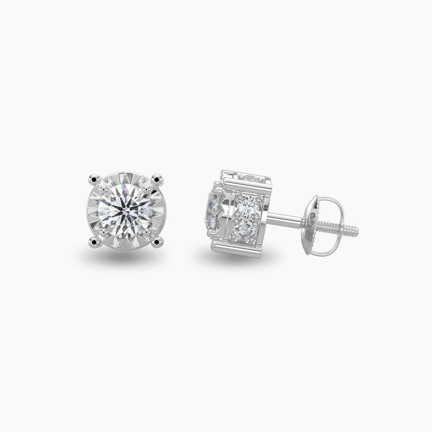 1.10 CTW Diam Miracle Plating Earring