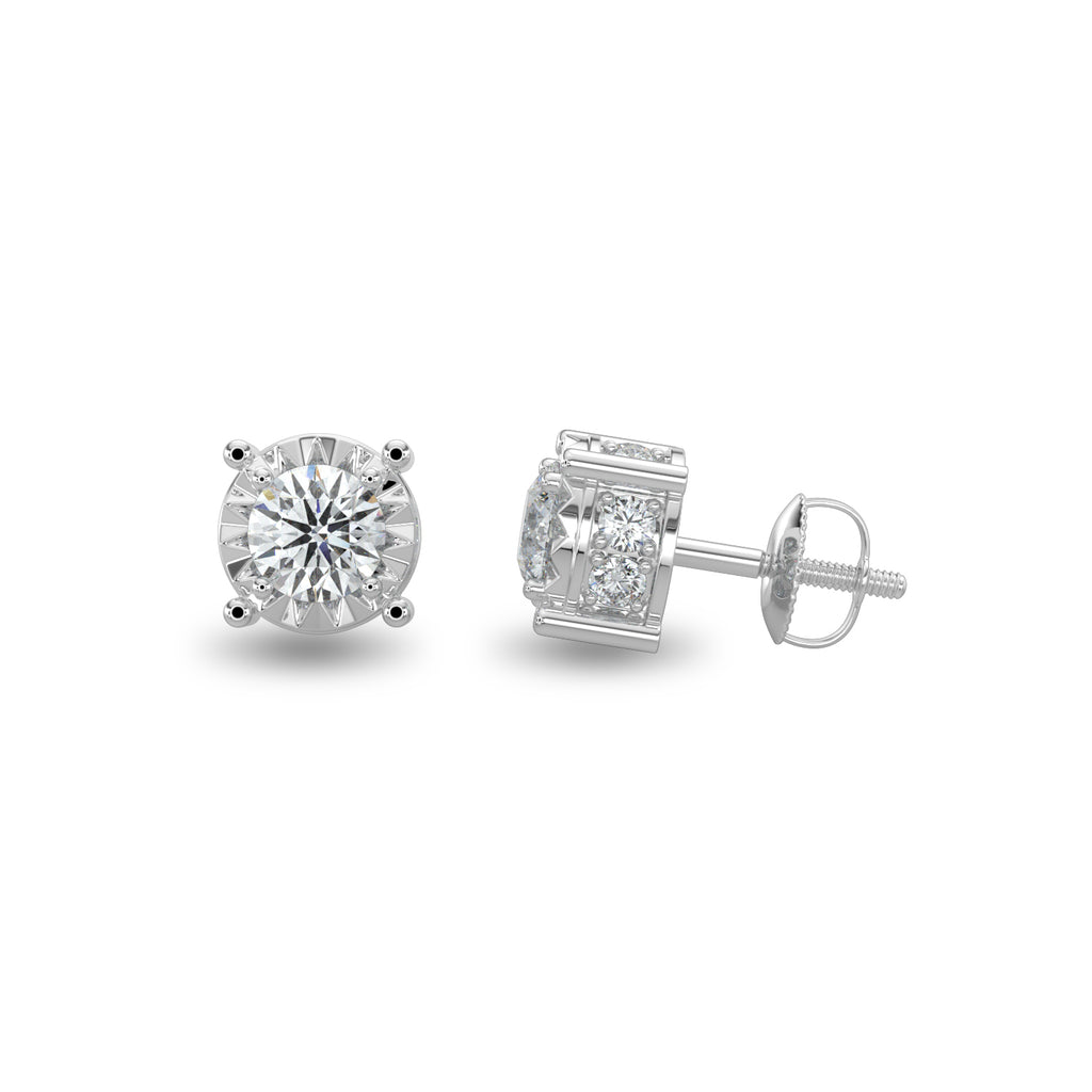 1.10 CTW Diam Miracle Plating Earring