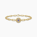 0.15 Ctw Diam Paperclip Bracelet