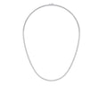 10K White Gold 3mm Round Cvd Diamond 18 Inch Tennis Necklace 15-5/8 Cttw crafted in 18K gold with brilliant-cut diamonds