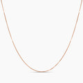 10KR Box Chain Necklace (0.10g-1.2g)