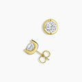 0.75 Ctw RD Diamond TENSION-Set Stud with Push Back