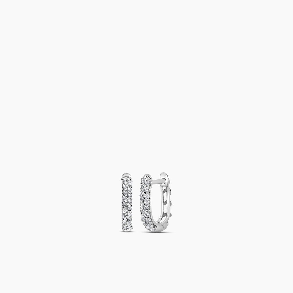0.25 Ctw Diamond Huggies Earring