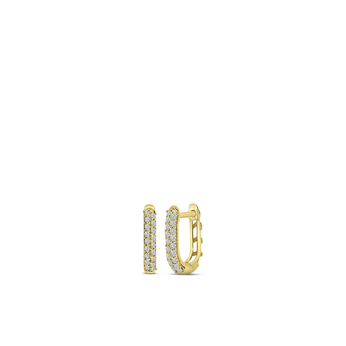 0.25 Ctw Diamond Huggies Earring