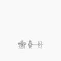 14KY 1.00 Ctw Diamond Astra Flower Earring