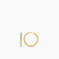 0.20 Ctw Lab Grown Diamond Round Shape Earring Huggies