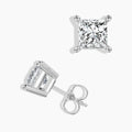 Lab Grown Diamond Classic 4 Prong 6.00 Ctw Studs with Medium Push Back