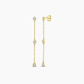 0.50 Ctw Diamond by Yard Earring with 6 STN