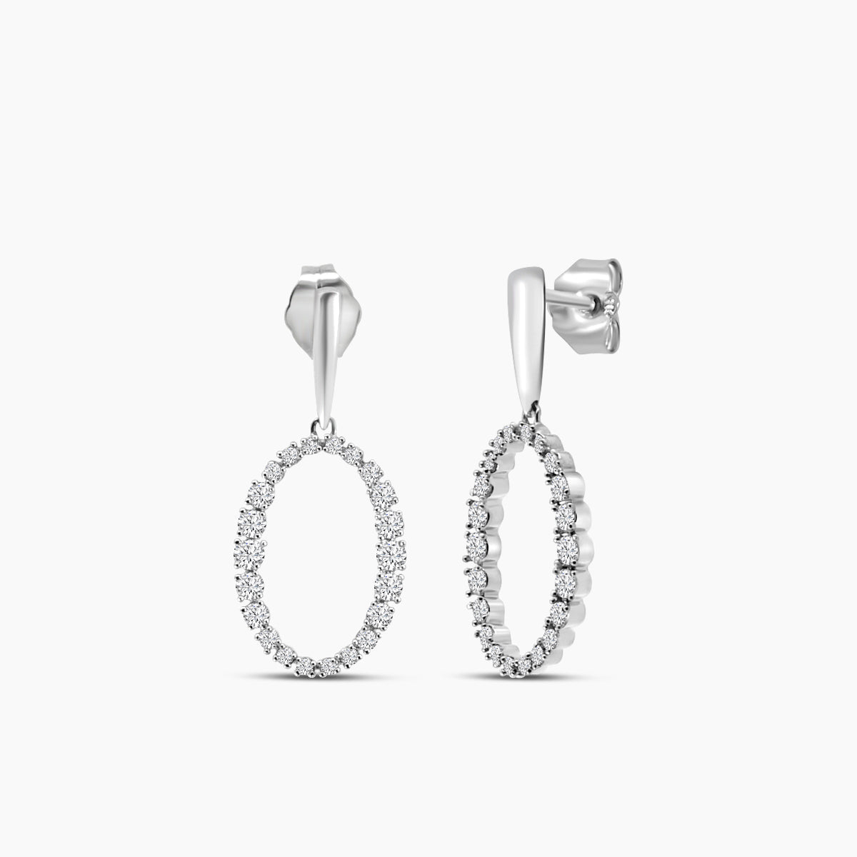0.50 Ctw Fashion Oval Earring