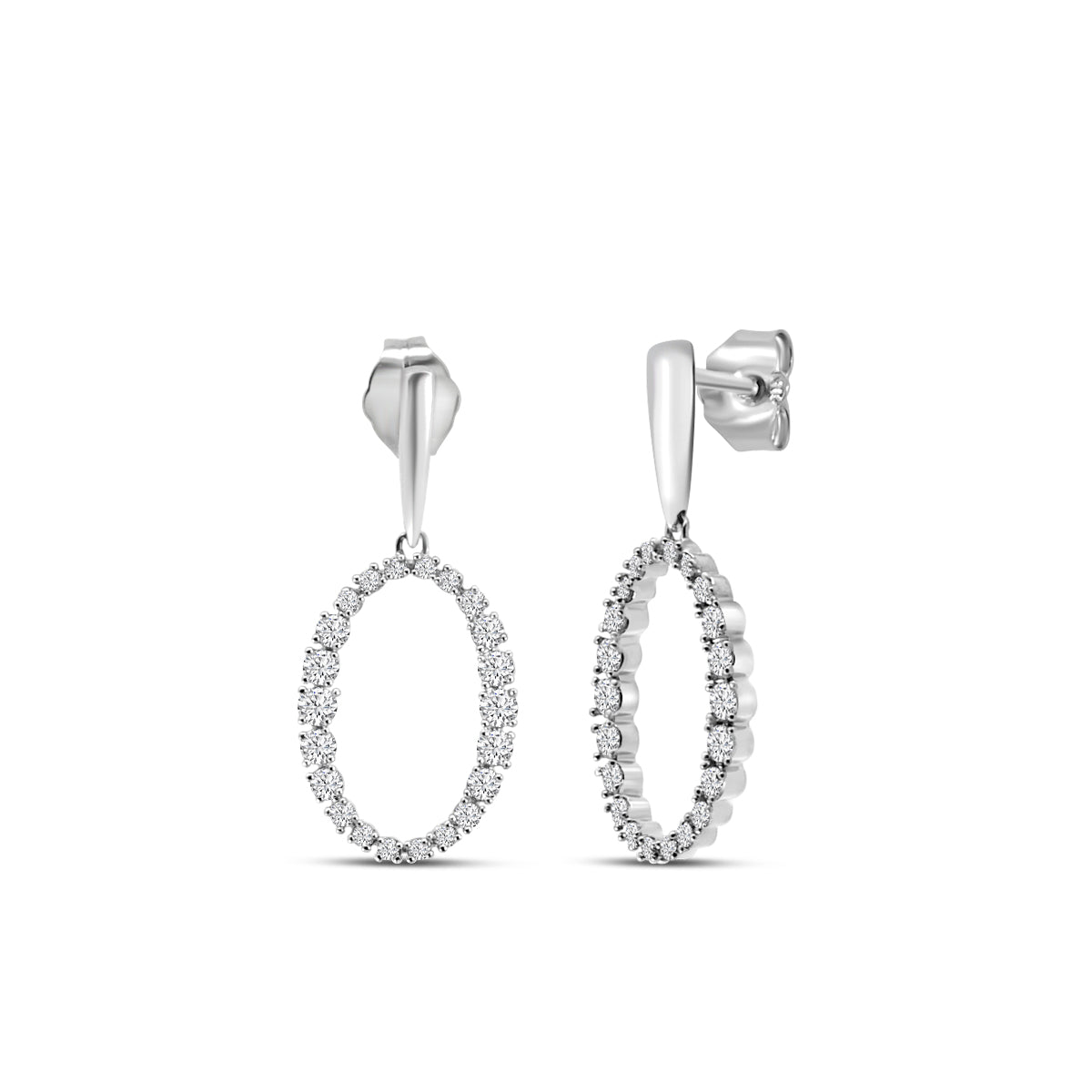 0.50 Ctw Fashion Oval Earring