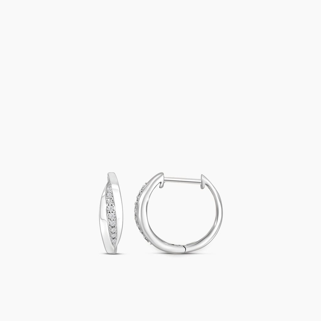 0.10 Ctw Huggies Earring