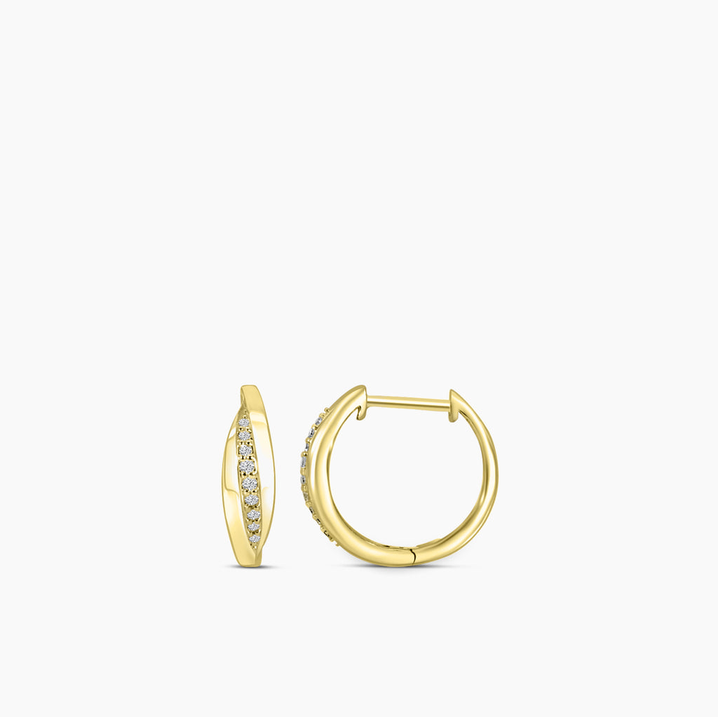 0.10 Ctw Huggies Earring
