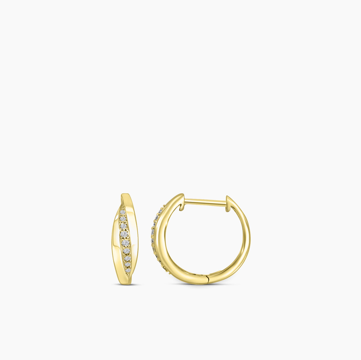 0.10 Ctw Huggies Earring