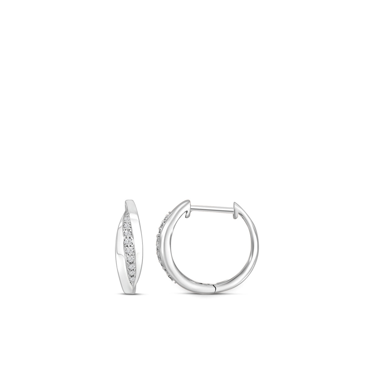 0.10 Ctw Huggies Earring
