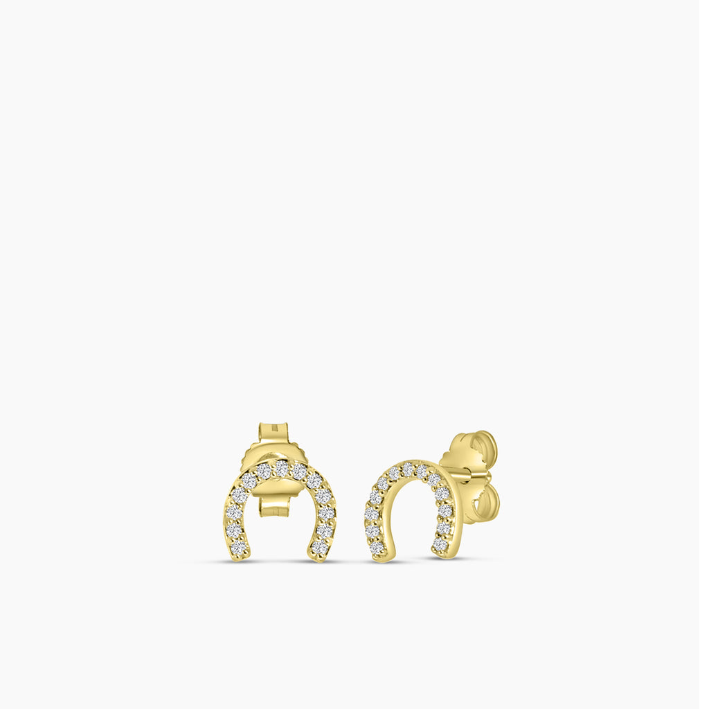 0.25 Ctw Diamond Horseshoe Earring