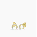 0.25 Ctw Diamond Horseshoe Earring