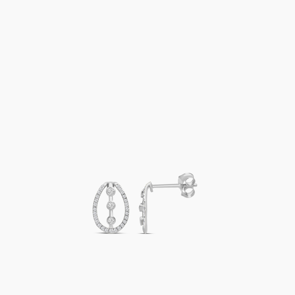14KY 0.25 ctw Diam Fashion Earrings