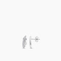14KW 0.25 Ctw Diamond Feather shape Earring