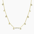 0.25 CTW Bezel Set Diamond Cleopetra Necklace
