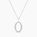 0.50 Ctw Fashion Oval Necklace