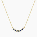 0.10 Ctw Diamond and Ruby Necklace with 0.12 Ctw Ruby