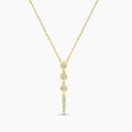 0.25 Ctw Bezle set Diamond Pendant with Chain