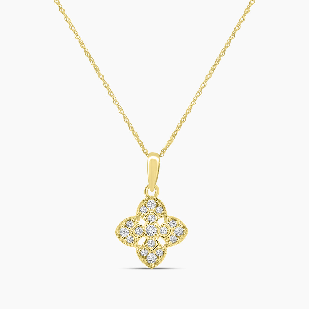 0.25 Ctw Diamond Fashion Pendant with Chain