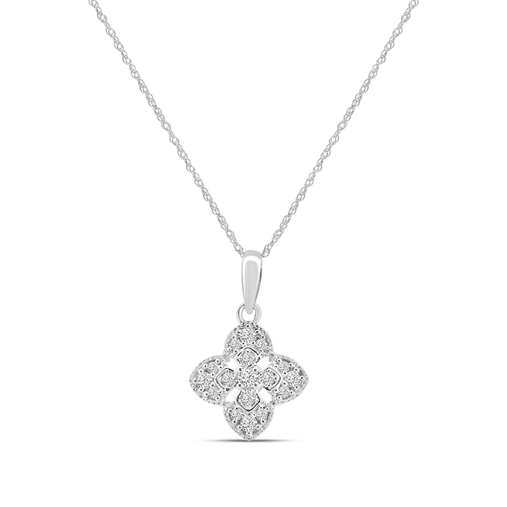 0.25 Ctw Diamond Fashion Pendant with Chain