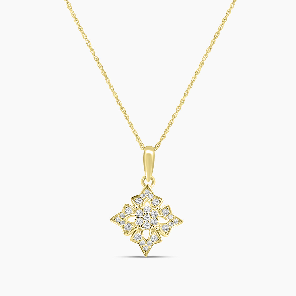 0.25 Ctw Diamond Fashion Pendant with Chain