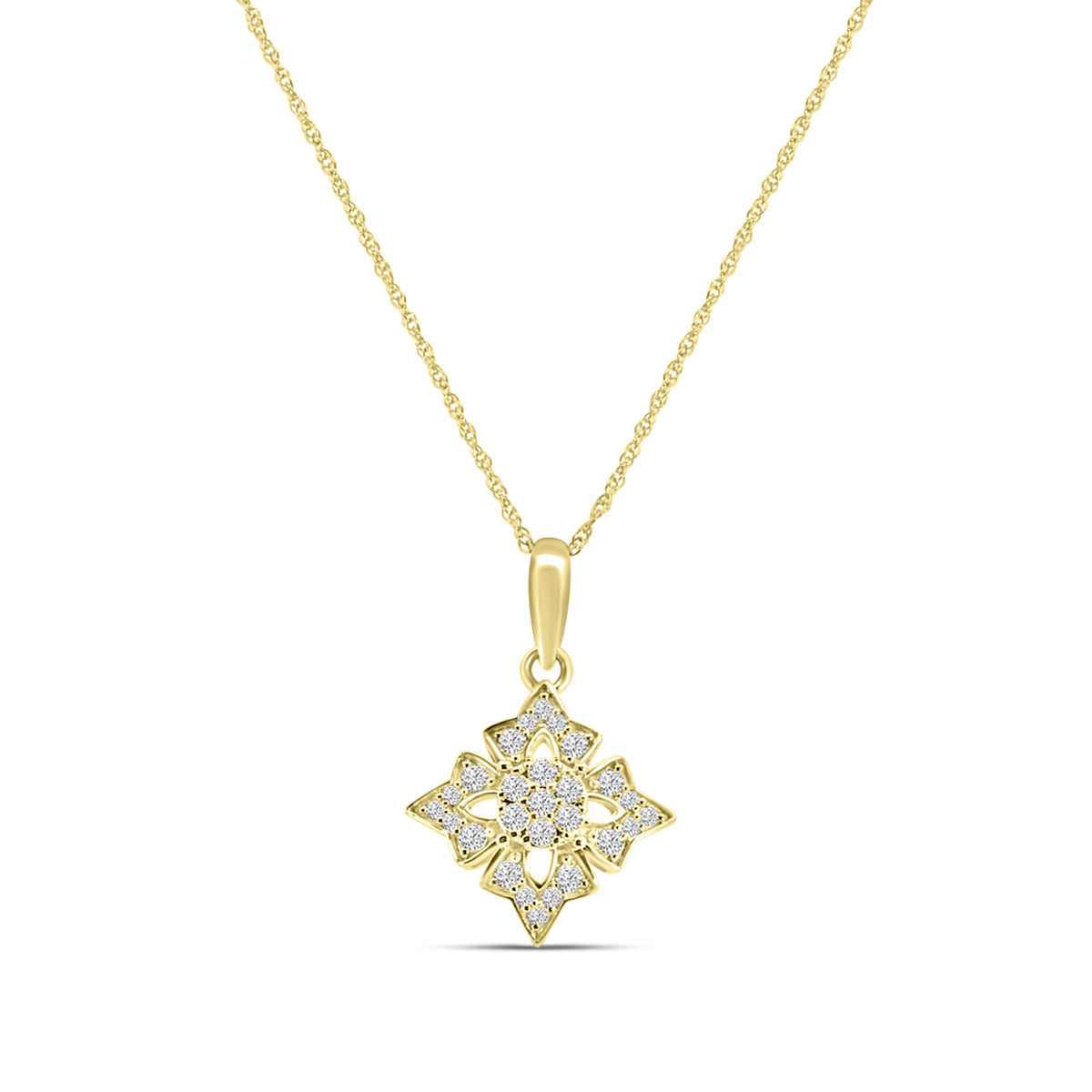 0.25 Ctw Diamond Fashion Pendant with Chain