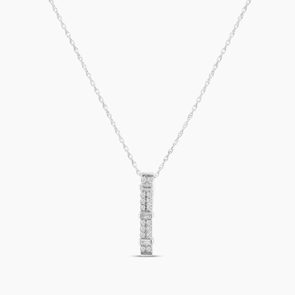0.15 Ctw Diamond Fashion Pendant with Chain