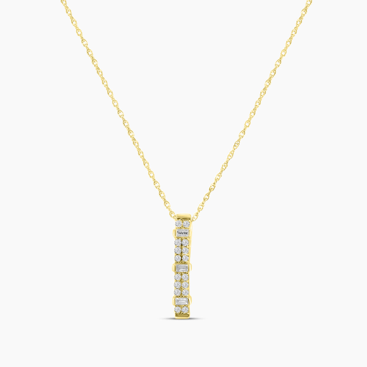 0.15 Ctw Diamond Fashion Pendant with Chain