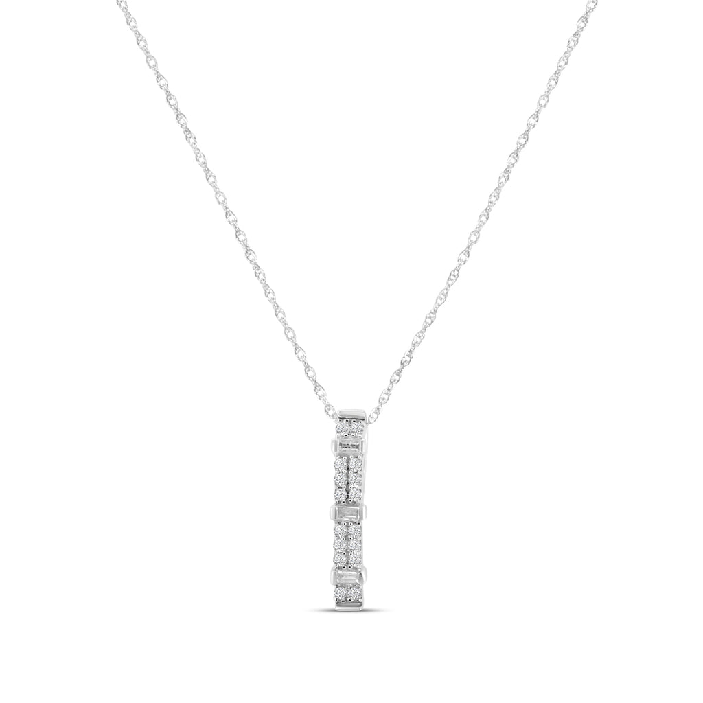 0.15 Ctw Diamond Fashion Pendant with Chain