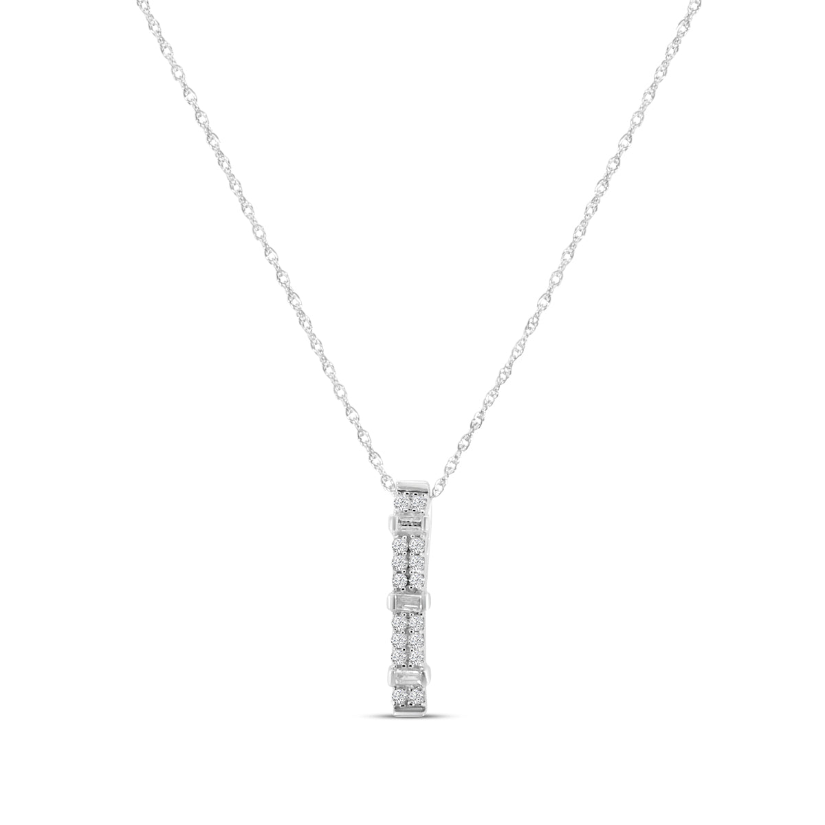 0.15 Ctw Diamond Fashion Pendant with Chain