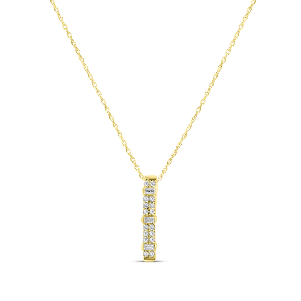0.15 Ctw Diamond Fashion Pendant with Chain