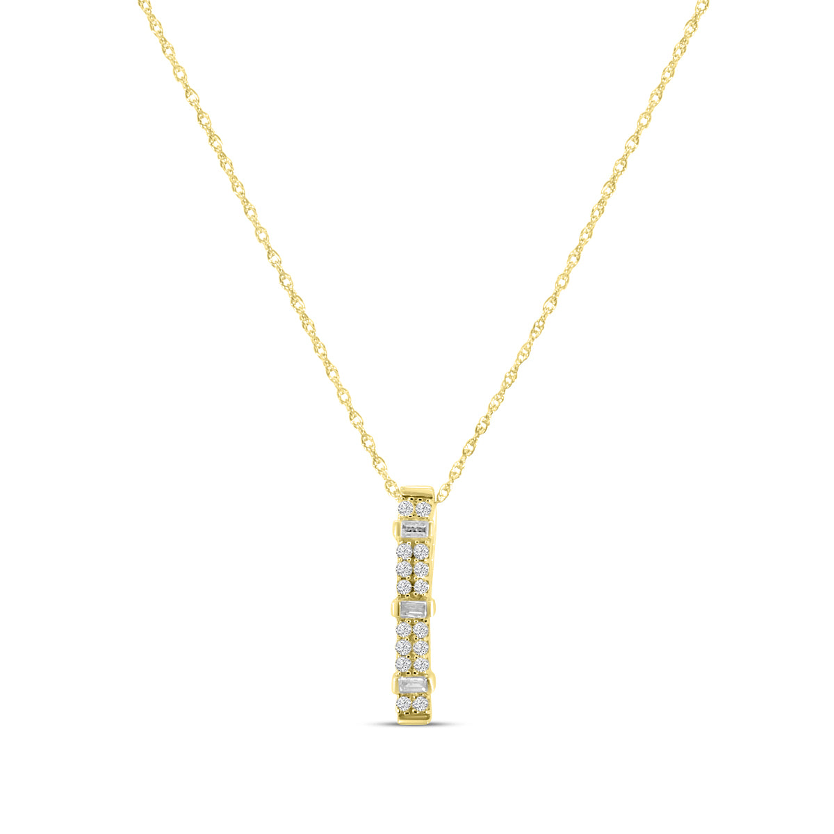 0.15 Ctw Diamond Fashion Pendant with Chain