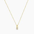 14KY 0.10 ctw Diam Fashion Pendant with Chain