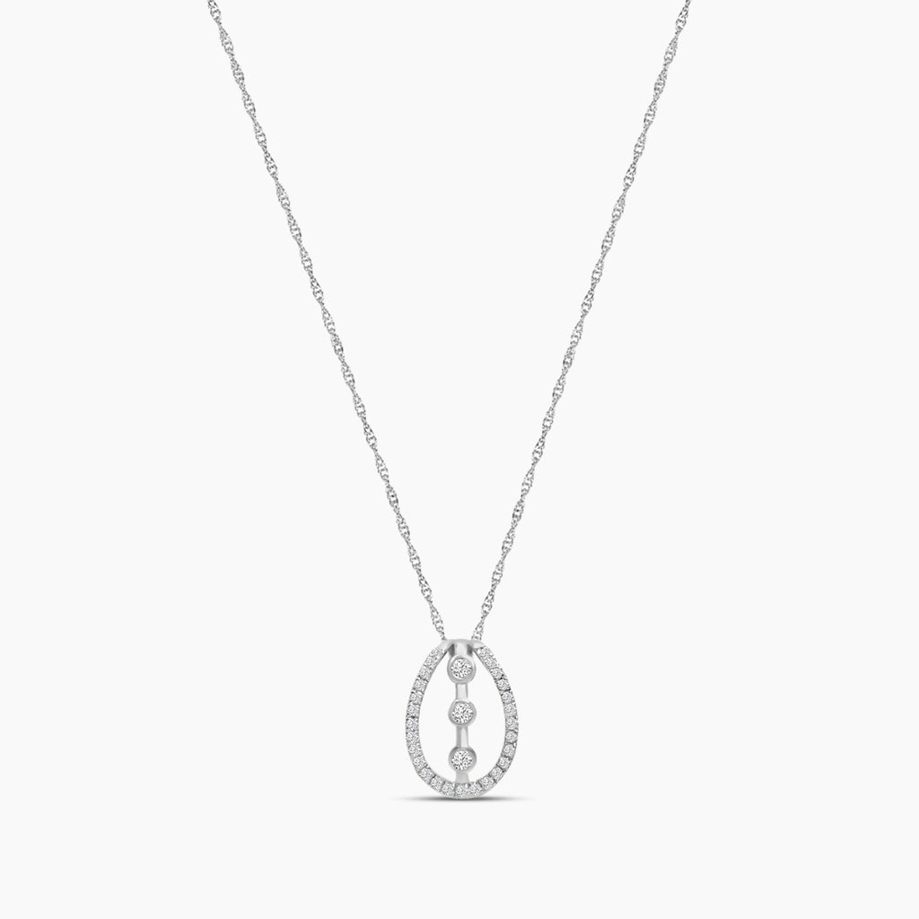 0.15 ctw Diam Fashion Pendant with chain