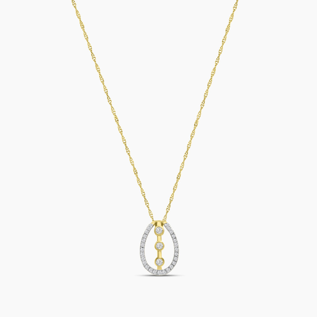 0.15 ctw Diam Fashion Pendant with chain