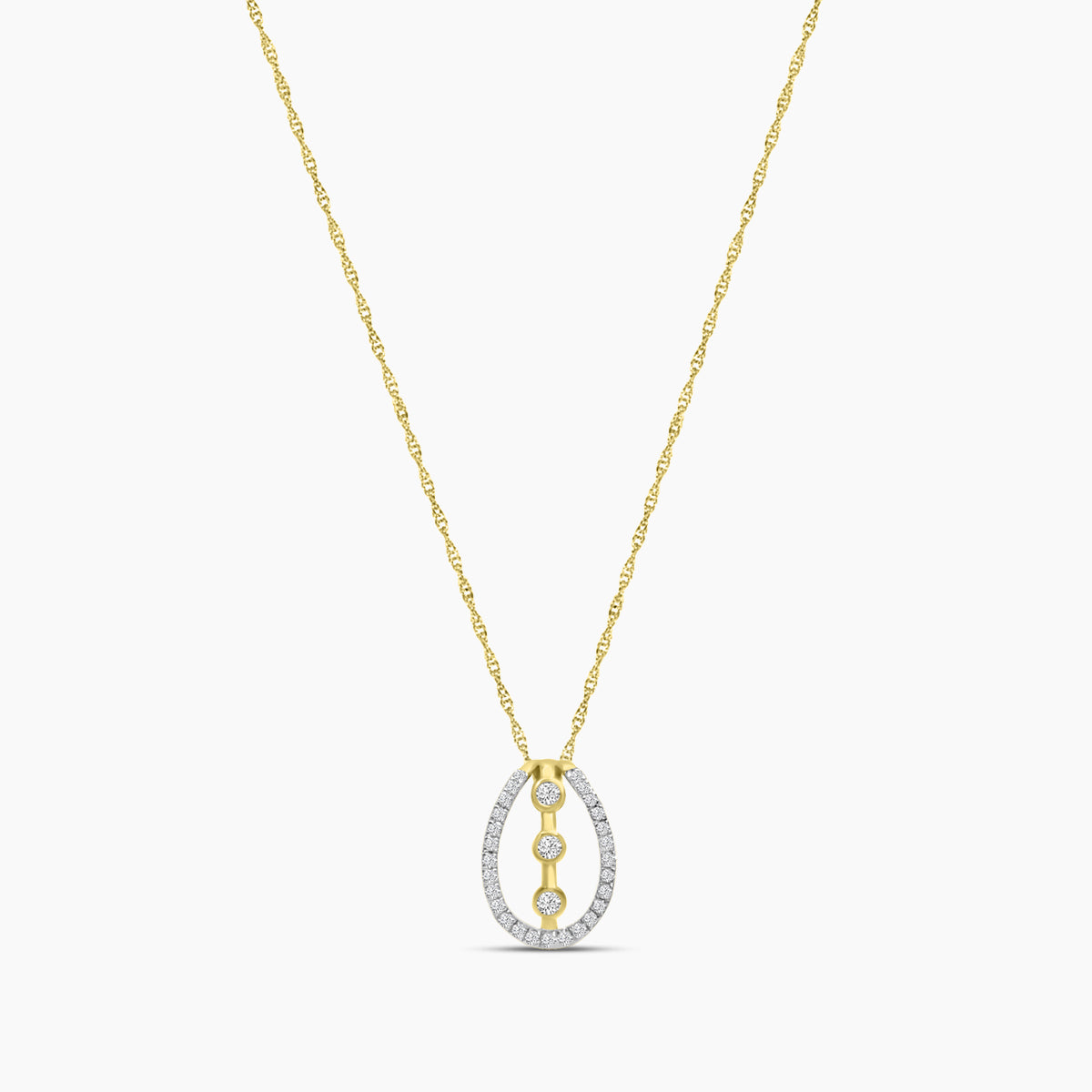 0.15 ctw Diam Fashion Pendant with chain