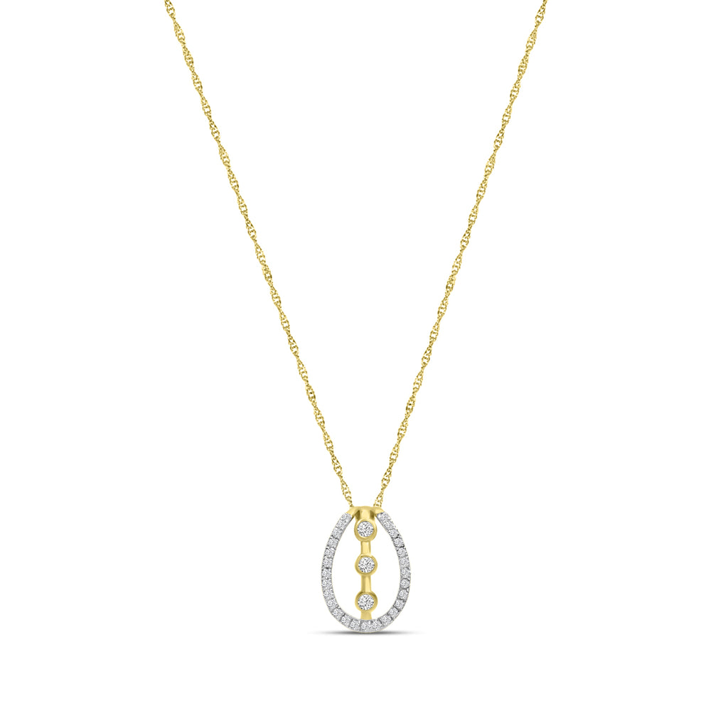 0.15 ctw Diam Fashion Pendant with chain