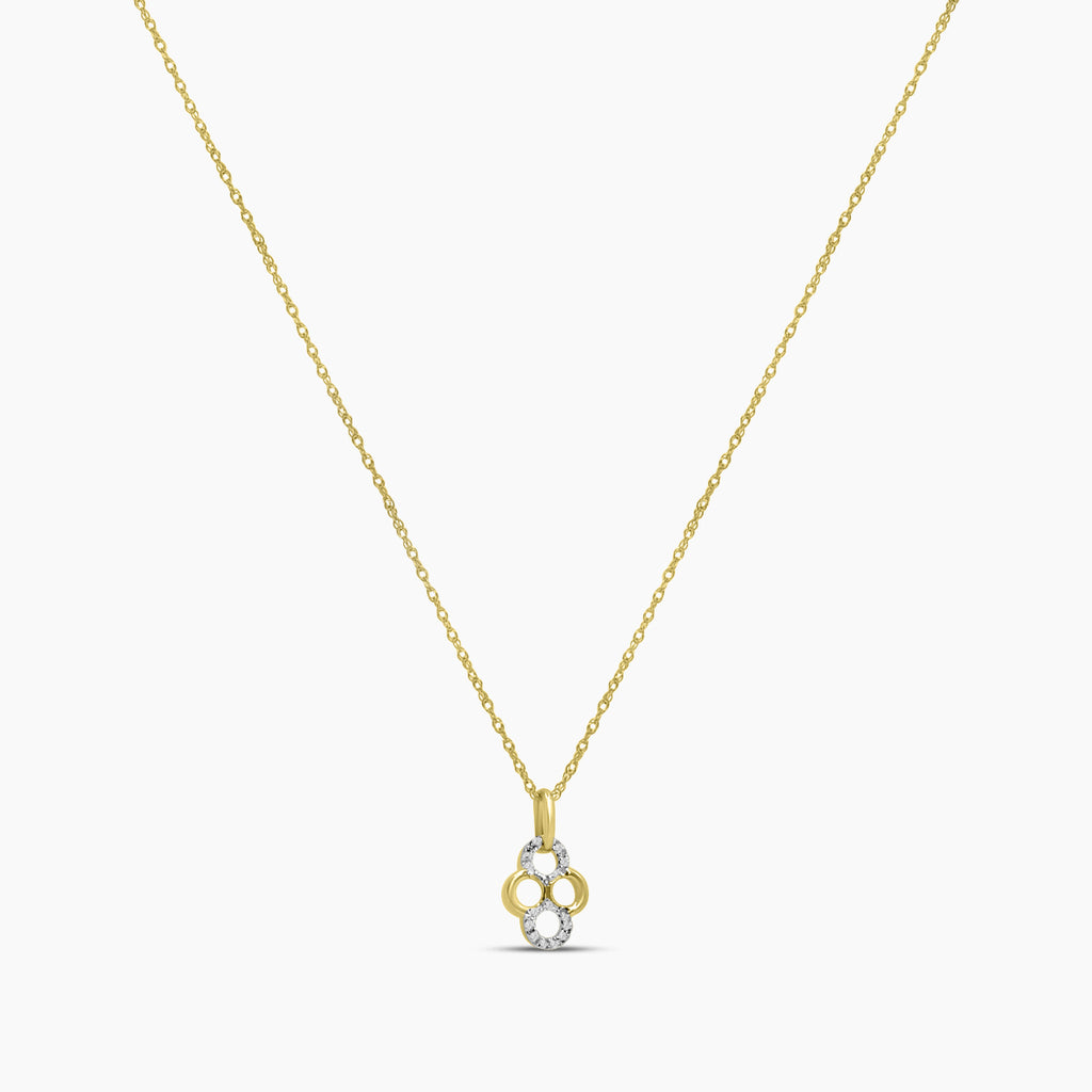 0.05 ctw Diam Fashion Pendant with Chain