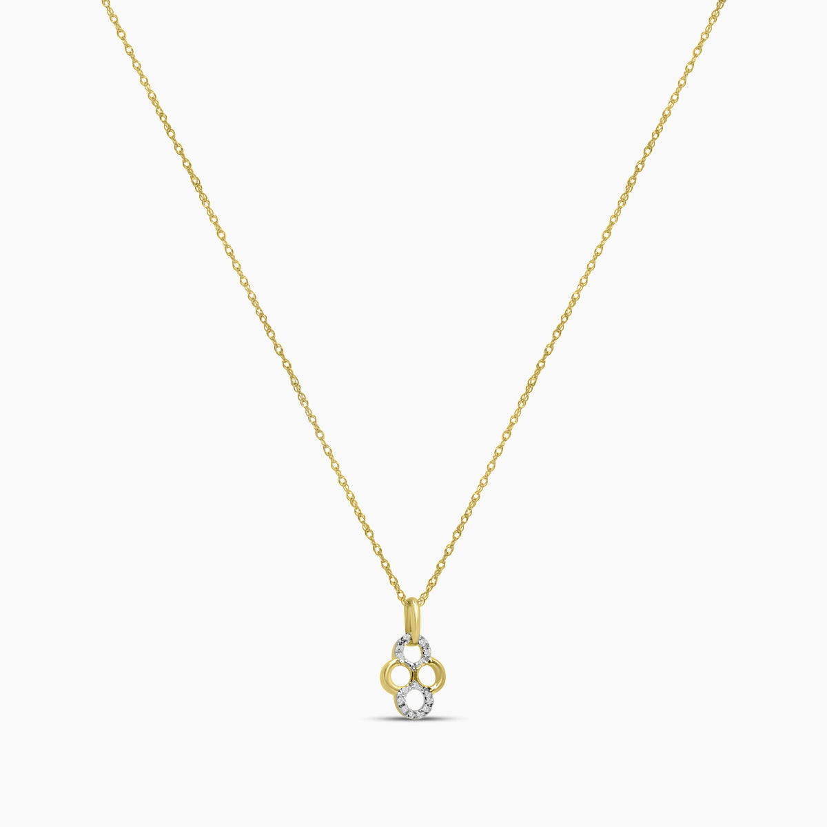 0.05 ctw Diam Fashion Pendant with Chain