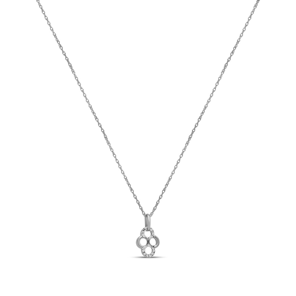 0.05 ctw Diam Fashion Pendant with Chain
