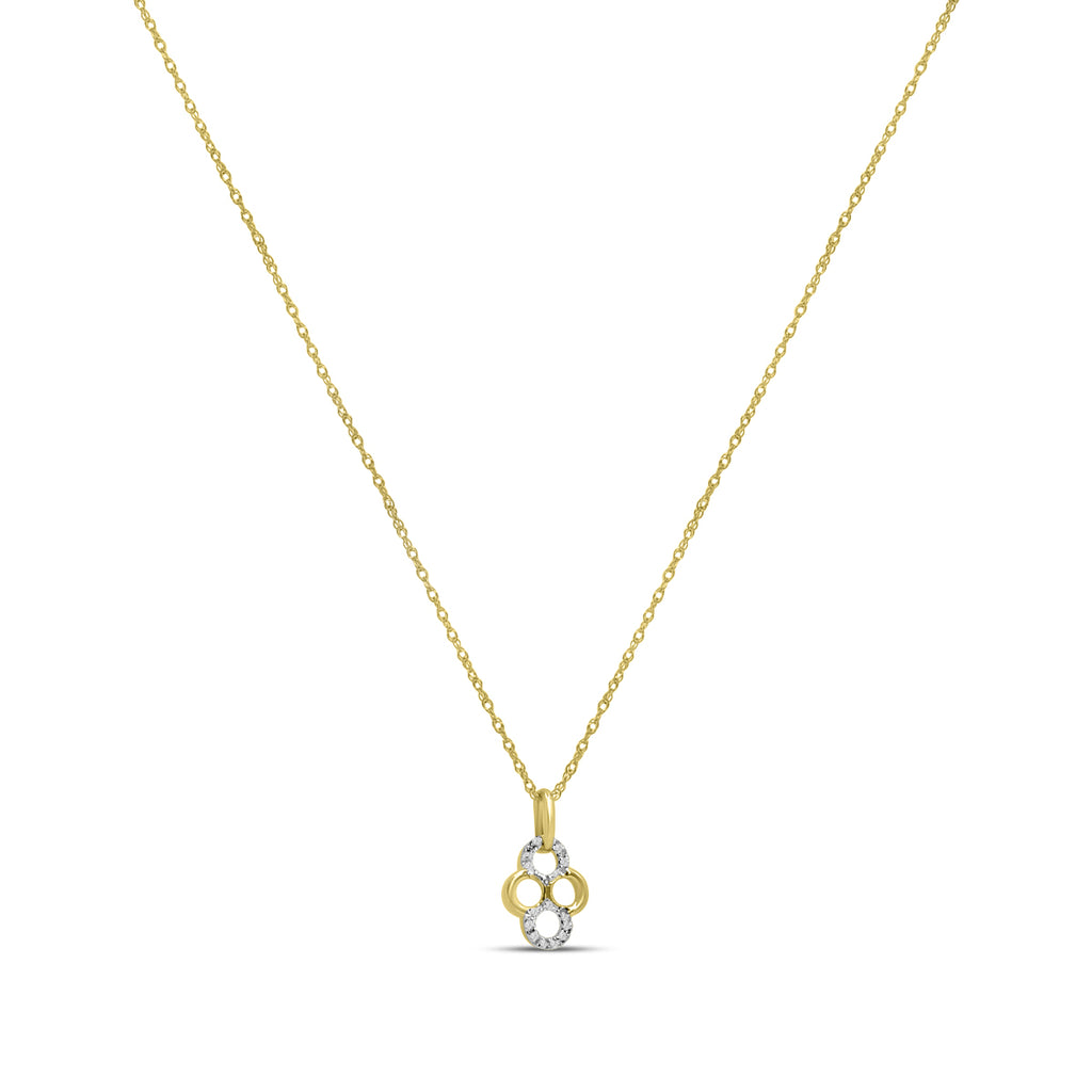 0.05 ctw Diam Fashion Pendant with Chain