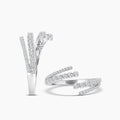 14KW 0.25 CTW DIAMOND Bypass Ring